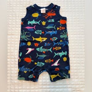 Hanna Andersson Multicolor Sea Life Romper